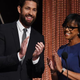 Actor John Krasinski and Academy of Motion Picture Arts and Sciences President Cheryl Boone Isaacs applaud during the Academy Awards nominations announcement at the Samuel Goldwyn Theater in Beverly Hills, Calif., on Jan. 14, 2016.
MARK RALSTON/AFP/Getty Images
